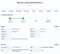 小米汽車新專利，手表控制車