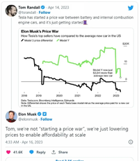 特斯拉降价只为用户买得起，价格战根本不是目的？