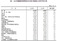 2022年平均工资出炉！IT业最高，房地产业下降