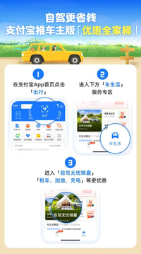 支付宝App推出车主版「优惠全家桶」 加油、充电、洗车更省钱