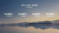 沒給哈弗梟龍太多時間,比亞迪宋Pro DM-i冠軍版13.58萬起