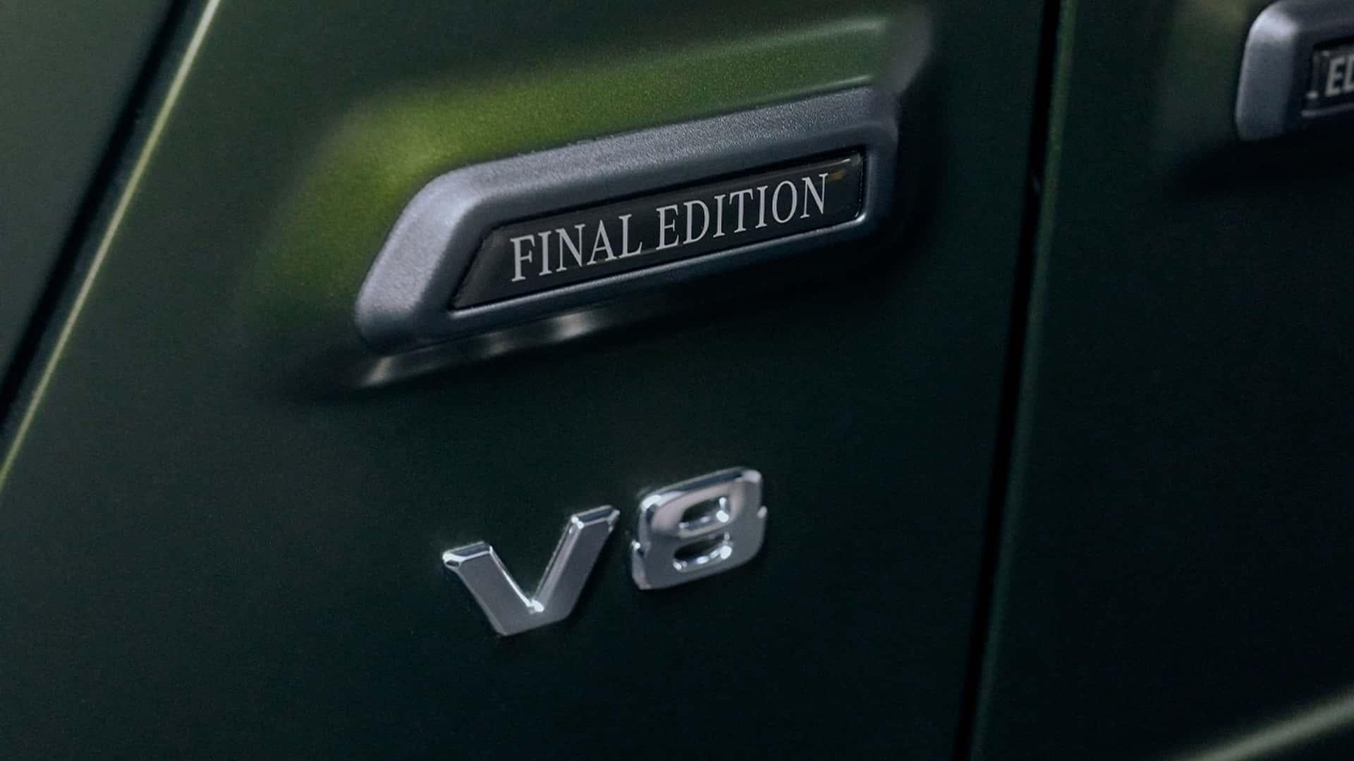 V8的绝唱！奔驰G 500 FINAL EDITION官图发布，限量发售