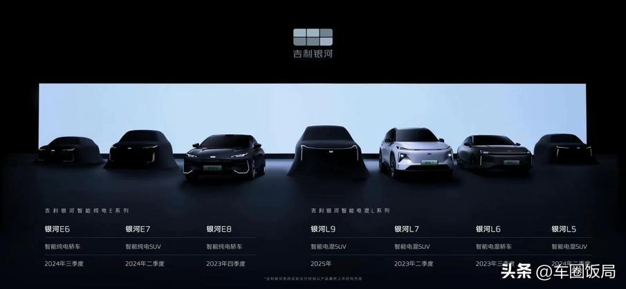 吉利中高端品牌“吉利银河”正式发布，第一款SUV银河L7开启预售