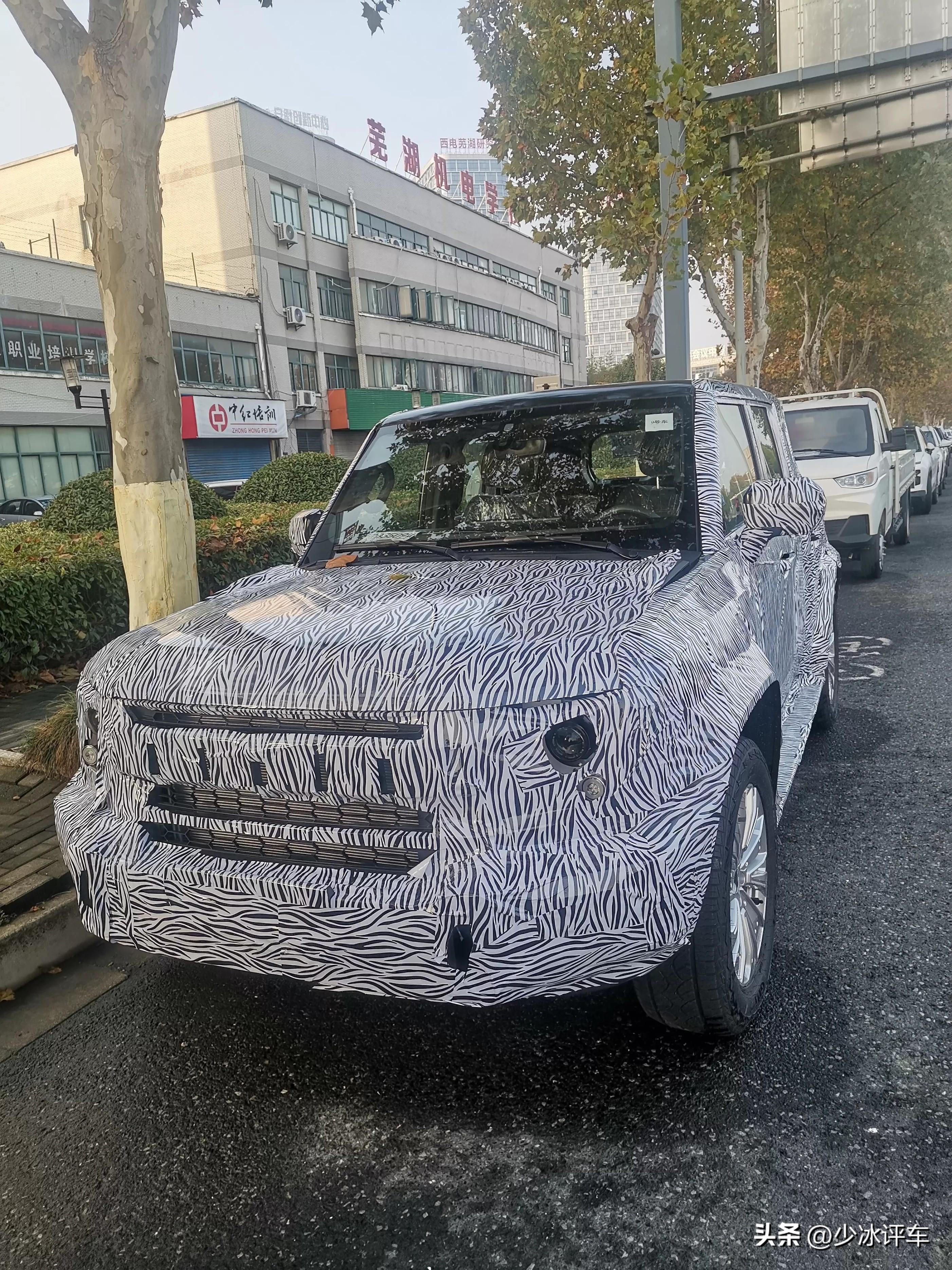 幾乎照搬概念車,捷途硬派越野諜照再曝光
