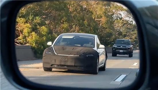 全面升級 全新特斯拉Model 3亮相北美街頭