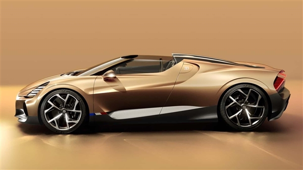 布加迪W16 Mistral金色特别版震撼发布，彰显非凡尊贵