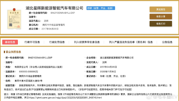 威馬汽車制造公司被申請破產！