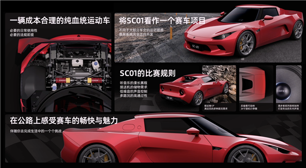 小跑车SC01发布：零百加速3.5秒，30万能买到的国产跑车？