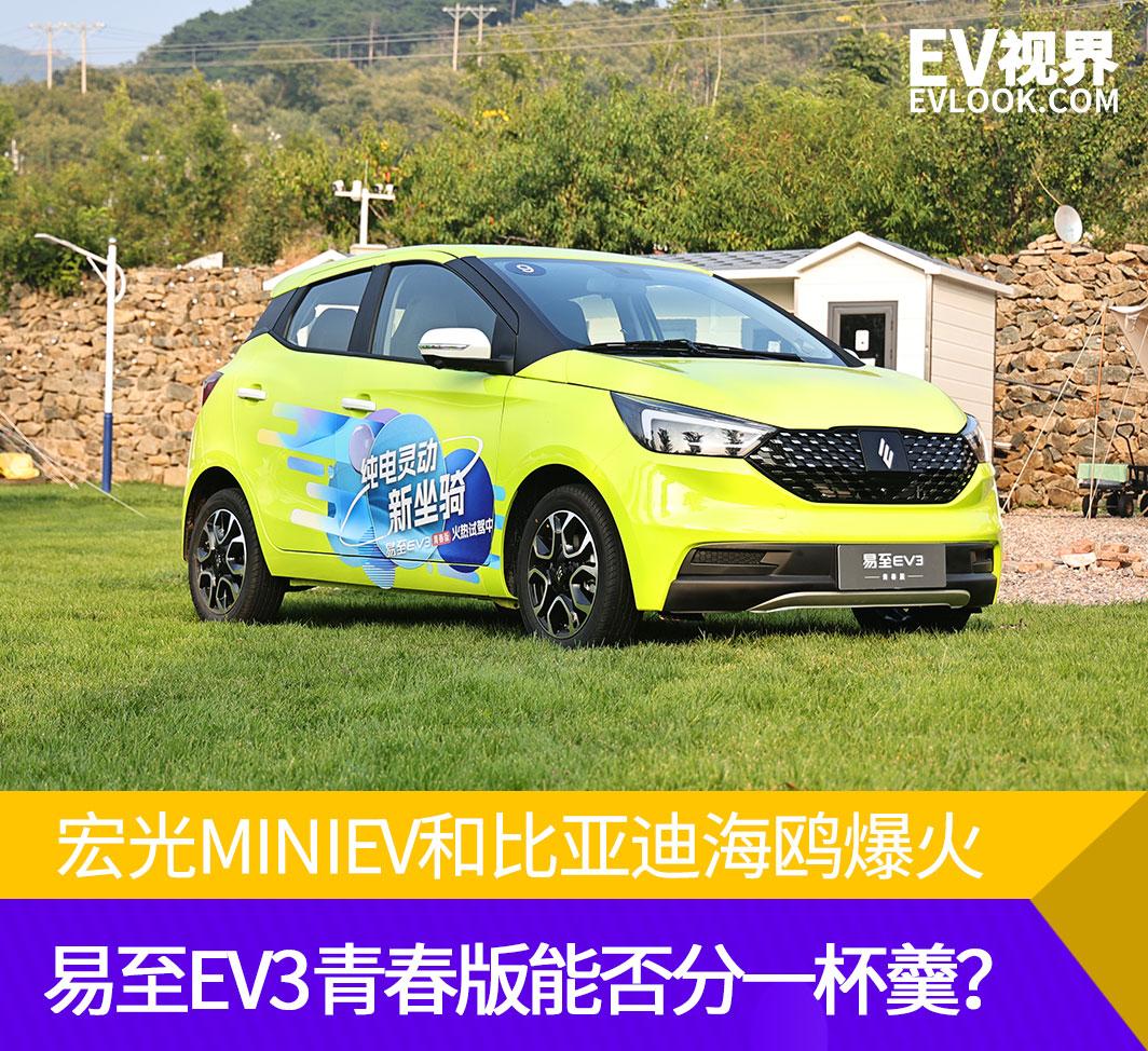 宏光MINIEV和海鷗爆火，易至EV3青春版能否分一杯羹？