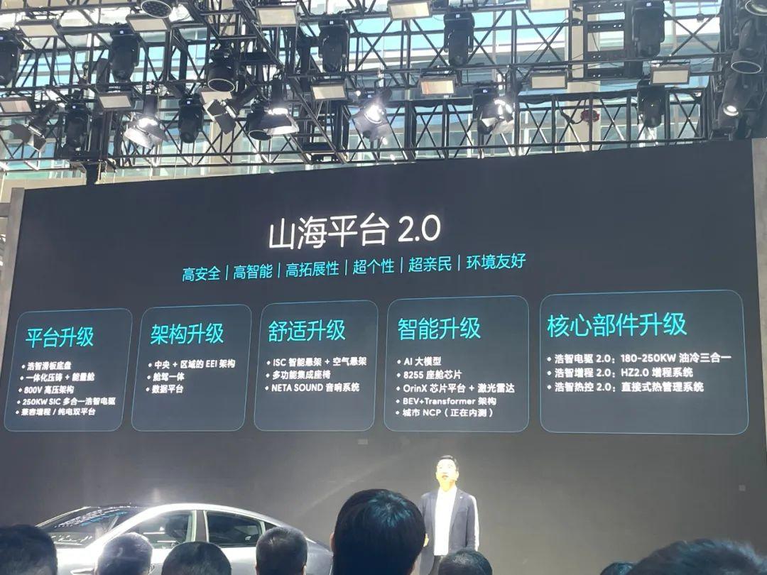 2023廣州車(chē)展：哪吒X，發(fā)布山海平臺(tái)2.0