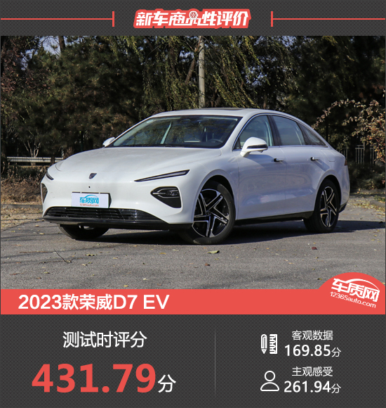 2023款荣威D7 EV新车商品性评价