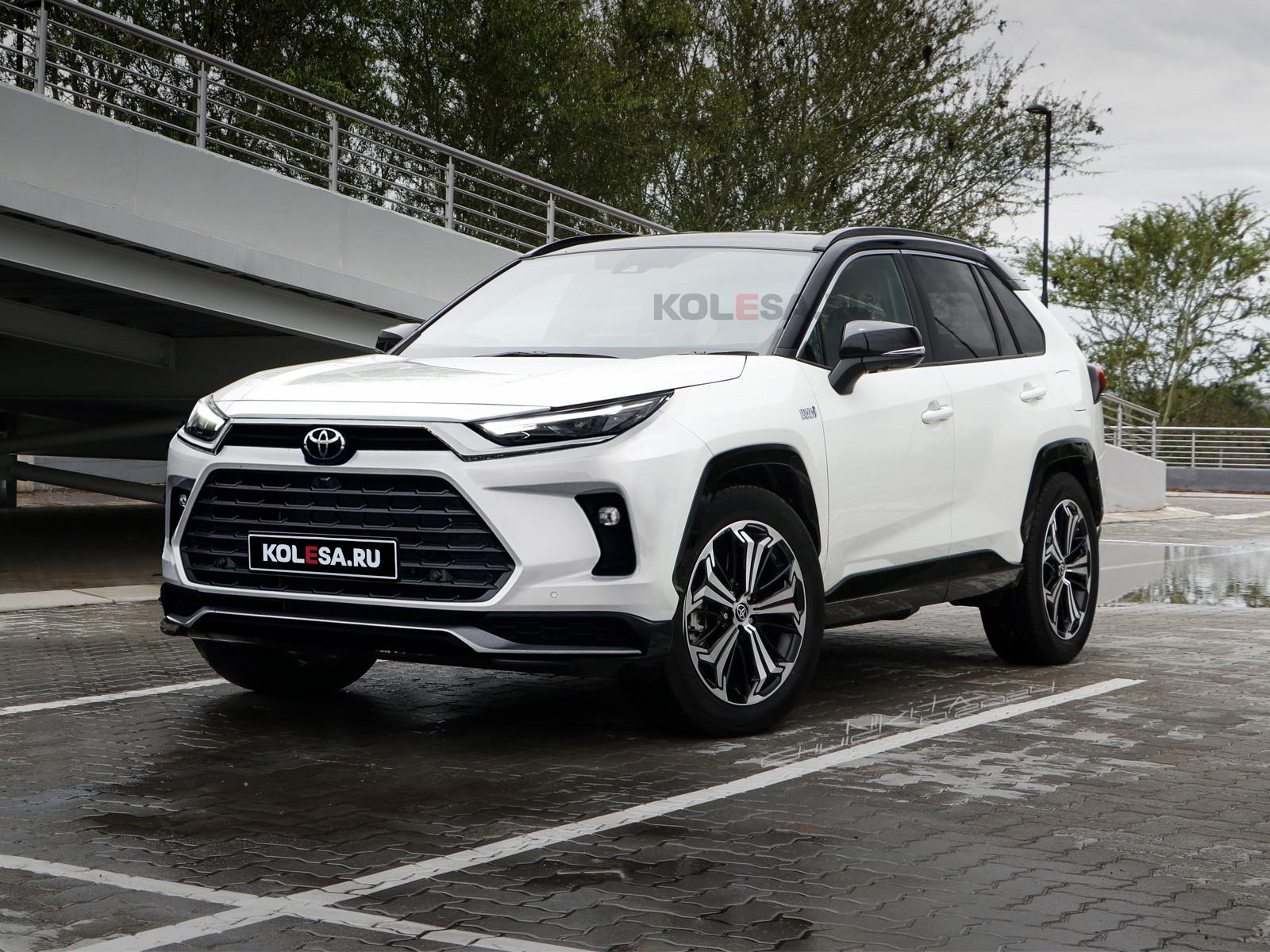 新款丰田RAV4渲染图曝光，前脸变化大，或配2.0L油电混动