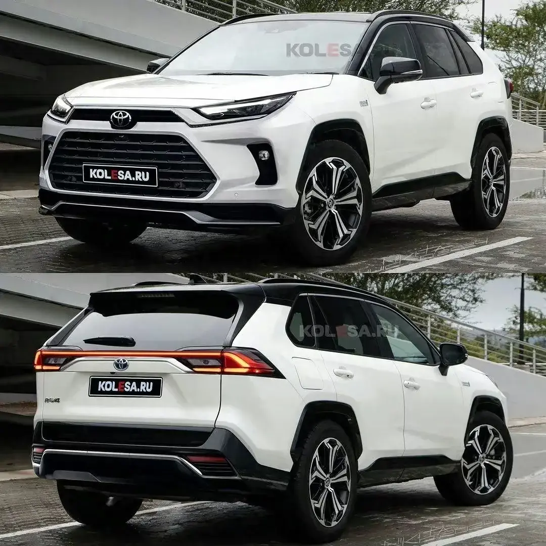本田還爭(zhēng)嗎？2024款豐田RAV4諜照亮相，外觀酷似小陸巡！