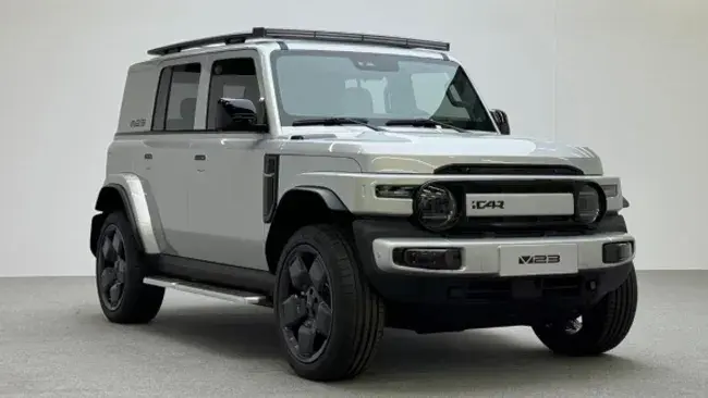 奇瑞iCAR V23前臉有2020影子側(cè)面像路虎 續(xù)航500km