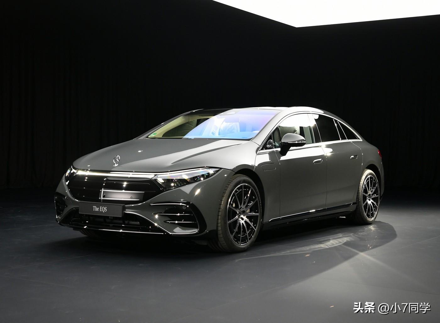 新款奔驰EQS亮相北京车展，换“立标”/提升电池容量，下半年上市