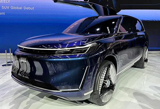 定位大型SUV 吉利銀河星艦亮相北京車展
