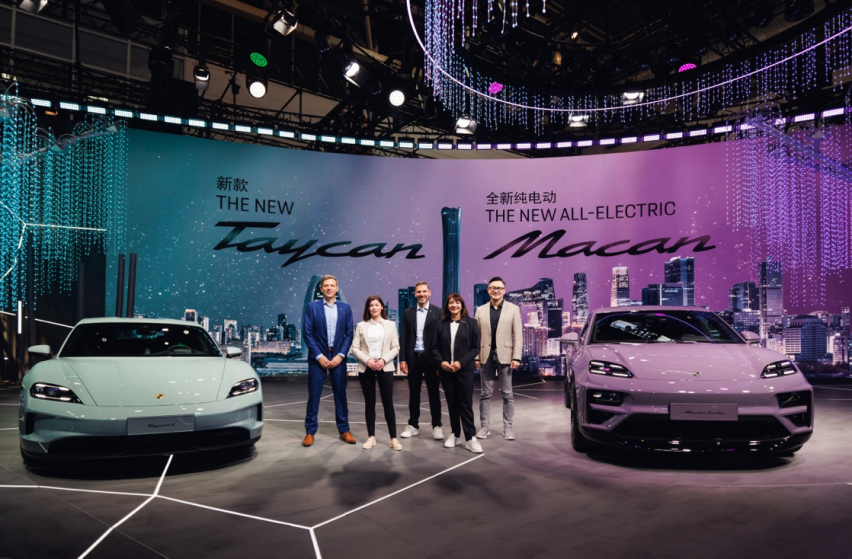 全新纯电动Macan与中国专属新款Taycan 4耀临2024北京车展