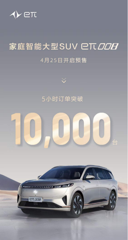 东风奕派北京车展再上新，家庭智能SUV eπ008预售五小时订单破万