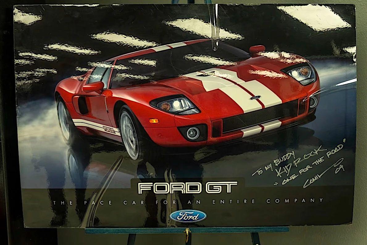 摇滚小子座驾！Kid Rock的2005款福特GT上架附送设计师签名海报