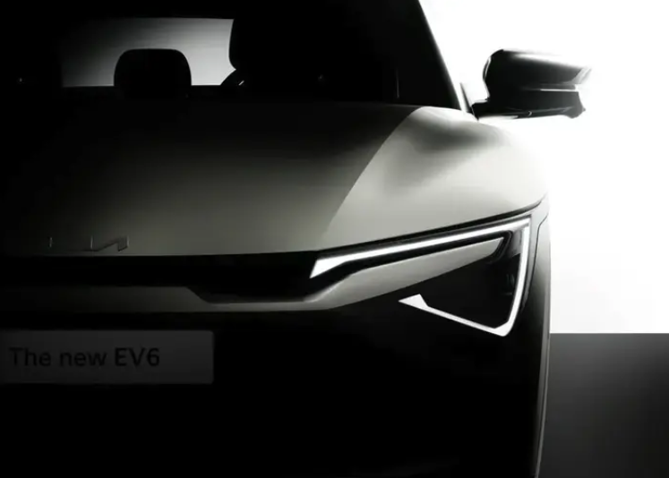 起亚新款EV6预告图曝光：5月底发布，EV6 GT高性能预计四季度推出