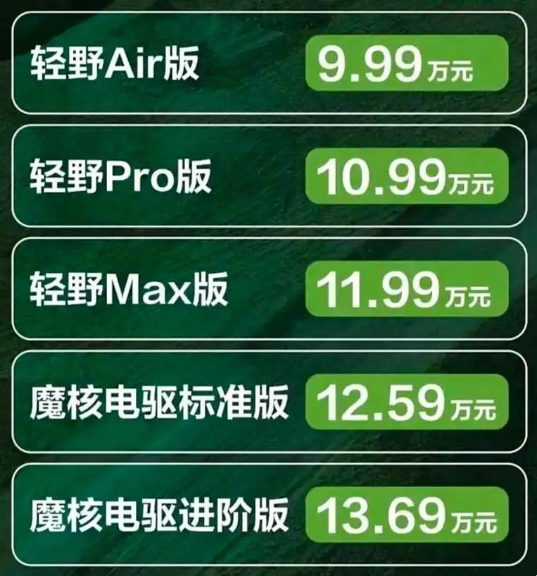 全新北京BJ30上市，提供1.5T和1.5T油电混动，售价9.99-13.69万元