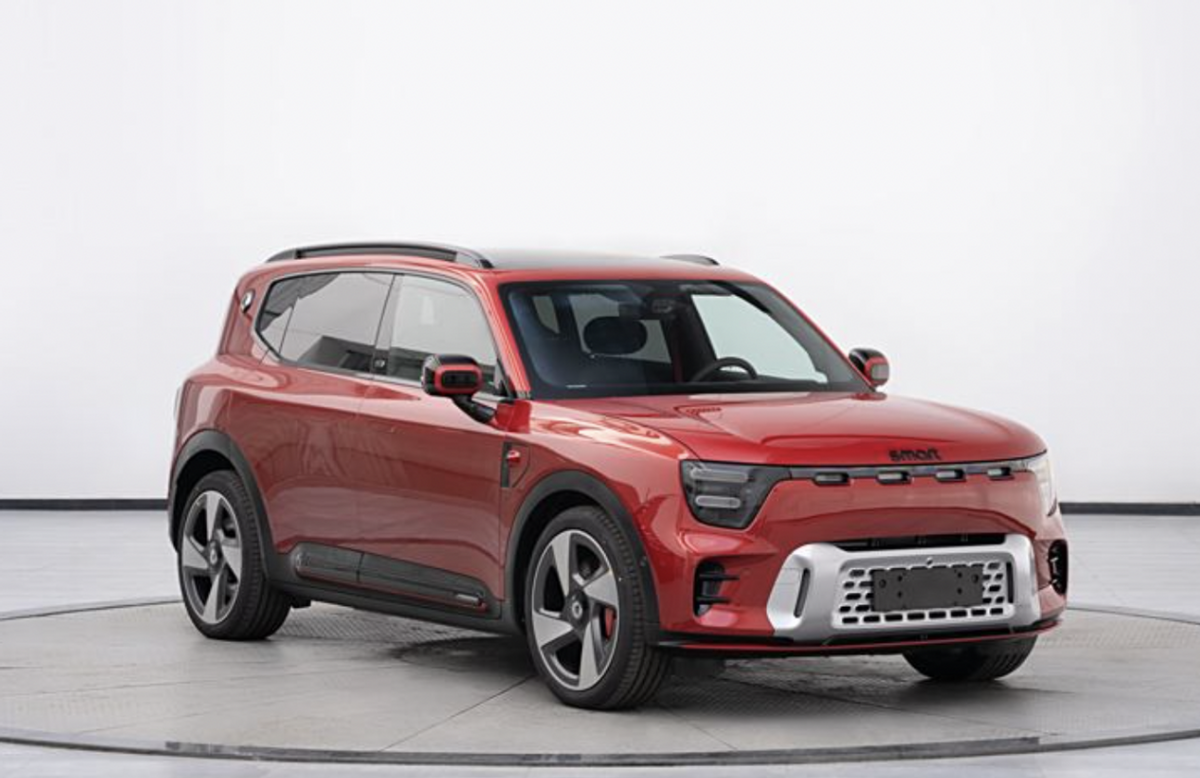 Smart精靈#5量產版曝光,定位中型純電SUV