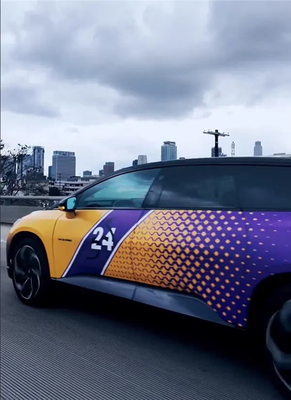 Faraday Future致敬科比精神，推出科比主題車衣