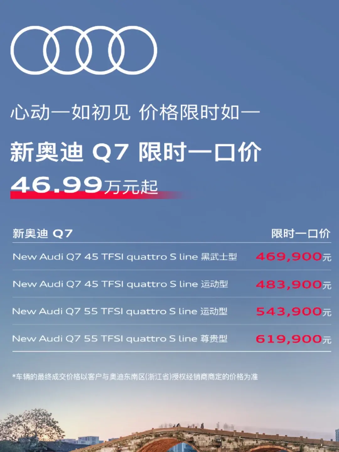 網傳46.39萬起？ 奧迪Q7大降價是真的嗎？真相是什么？