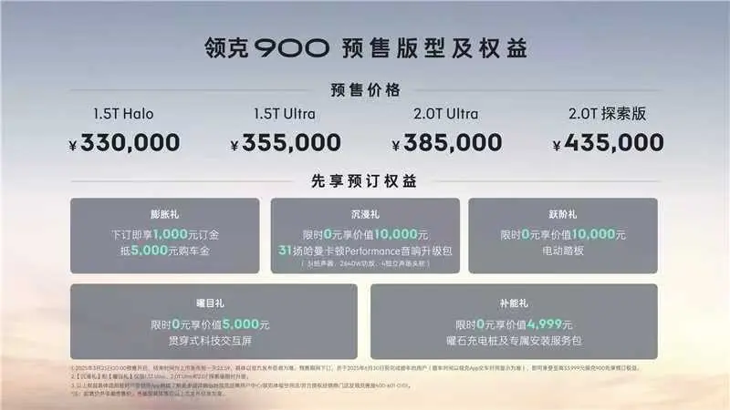 領克900震撼上市：售33萬至43.5萬元，高端SUV市場再添新選擇