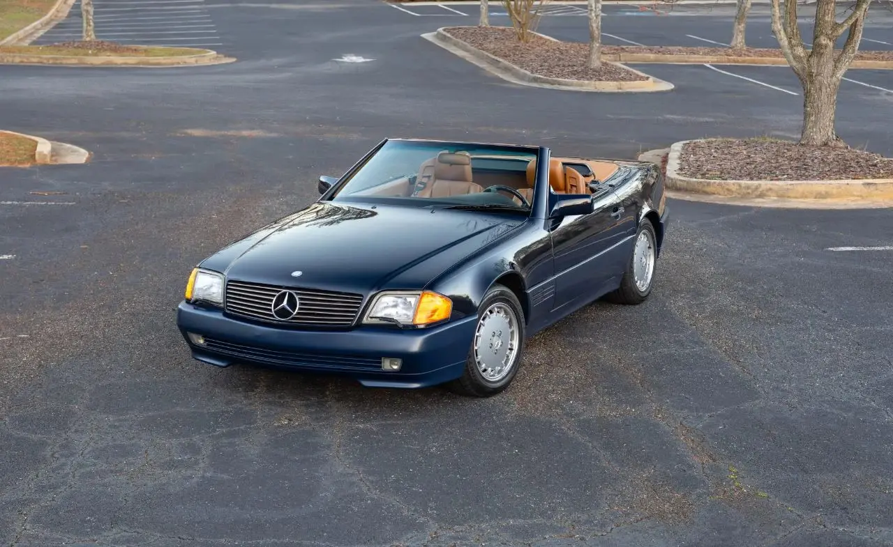 經(jīng)典豪華敞篷跑車的標桿，行駛5萬公里的1992年奔馳500SL