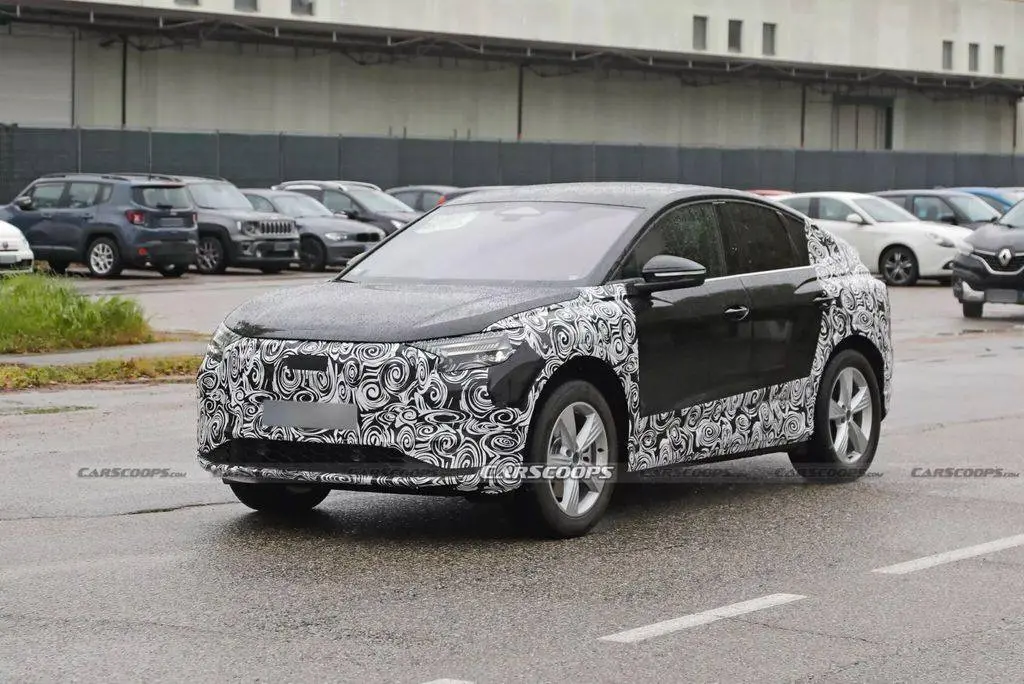 新款奧迪 Q4 e-tron Sportback 諜照曝光，全面升級蓄勢待發