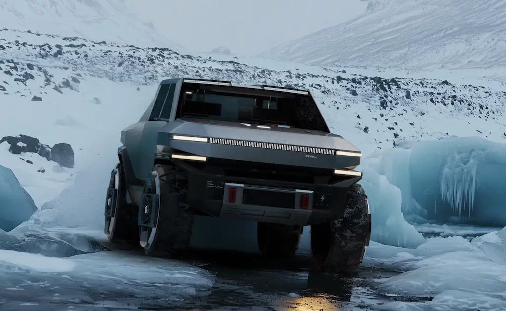 中國的“賽博皮卡” 廣汽GAC PICKUP 01量產版將于2027年上市