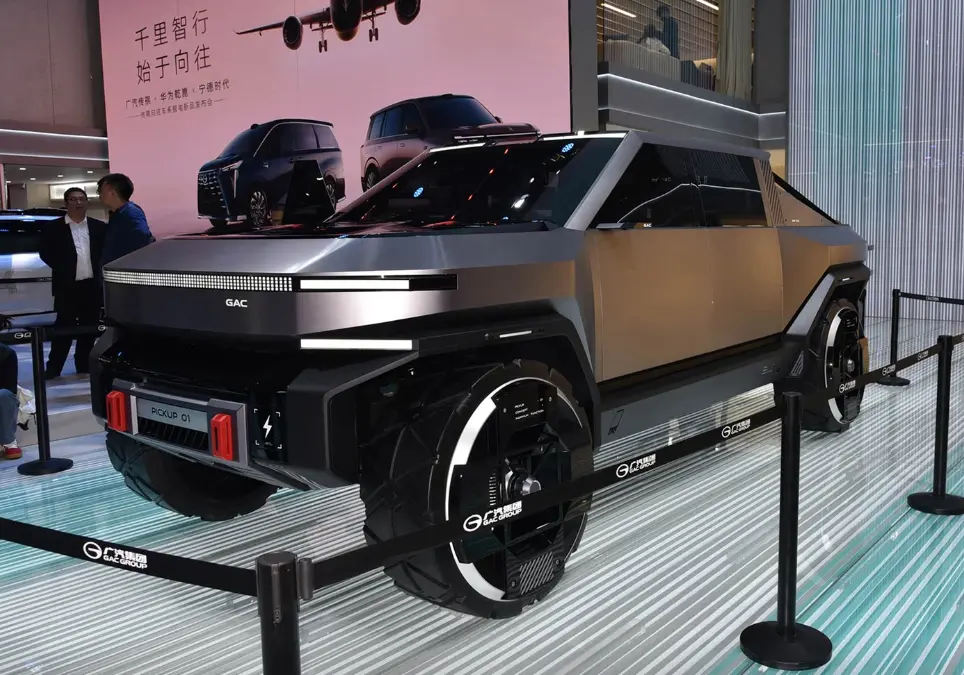 機甲風格皮卡 廣汽領程GAC PICKUP 01量產版將于2027年上市