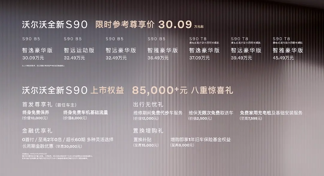 30.09萬起售，沃爾沃全新S90上市，揭秘高品質(zhì)背后的匠心故事！