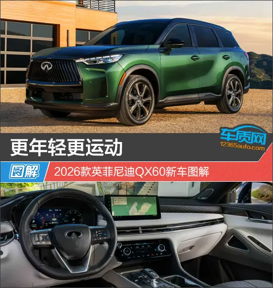 更年輕更運動 2026款英菲尼迪QX60新車圖解