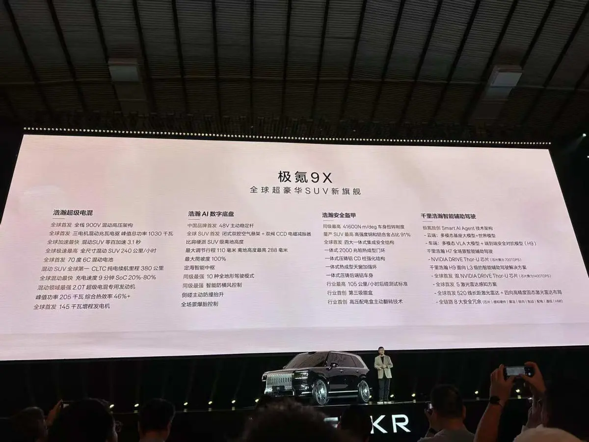 全新極氪9X要來了，配大6座+5顆激光雷達(dá)，還有哪些“爆點(diǎn)”？