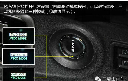 行者无疆进口三菱欧蓝德四驱系统体验