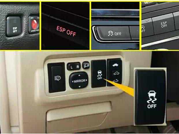 2,什么是esp off? esp off指的是车身稳定控制系统关闭开关.