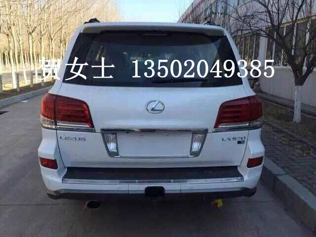 雷克萨斯lx570 白车黑车棕色内饰降价高清图片