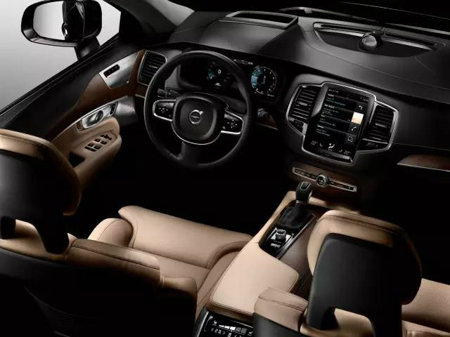 沃尔沃xc90内饰图片,沃尔沃xc90图片全图 沃尔沃全新xc90汽车内饰设计