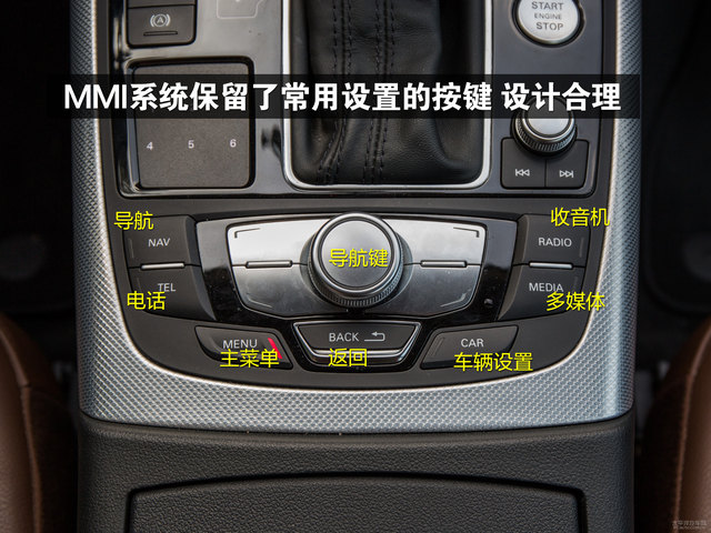 2014款奥迪a6l中控内饰怎么样