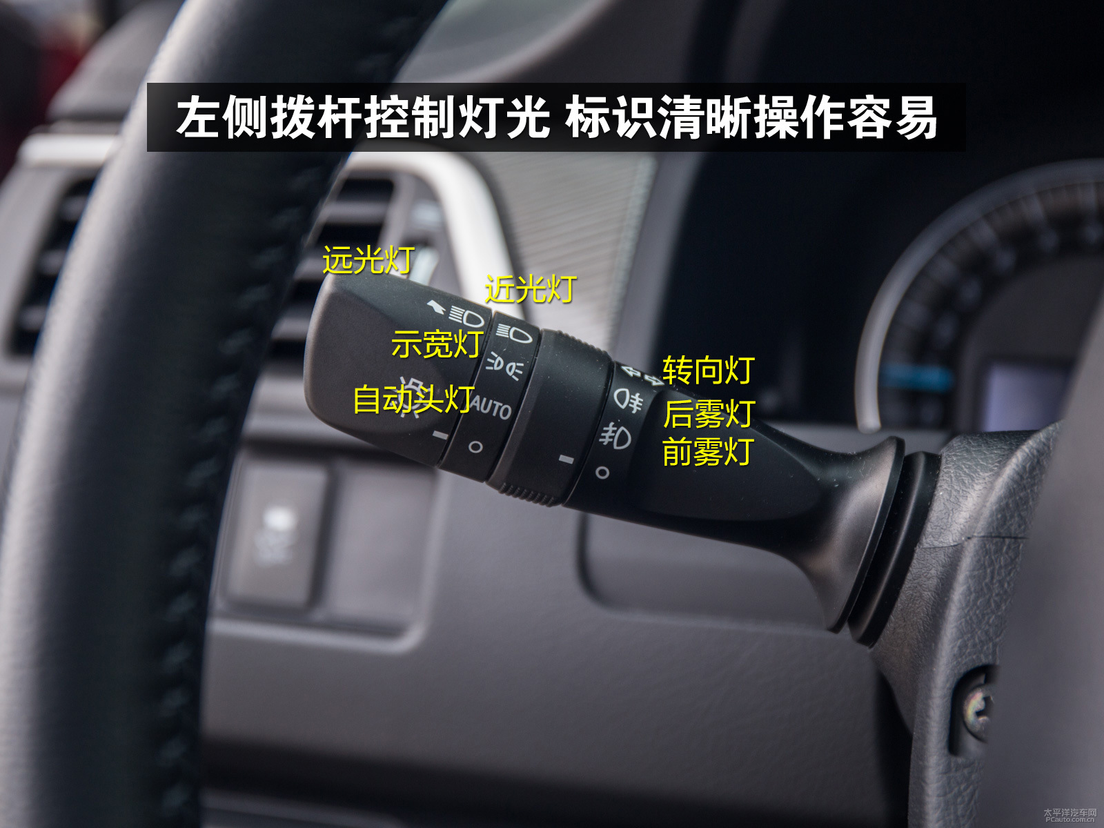 灯光按键标识清晰,操作并不复杂.