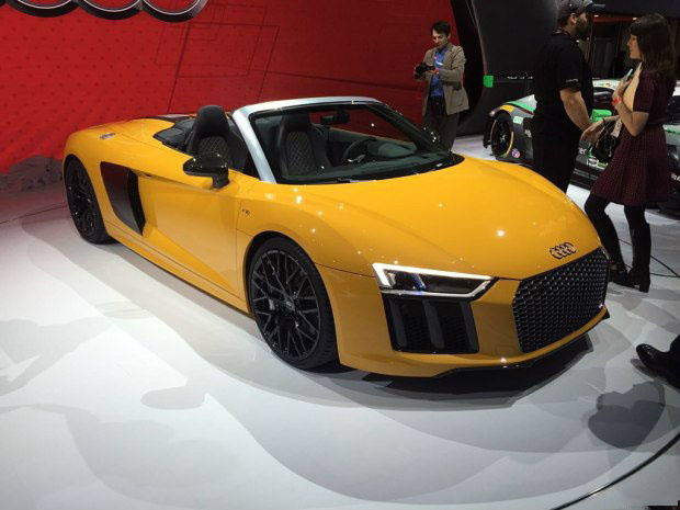 2016纽约车展 奥迪全新r8敞篷版亮相