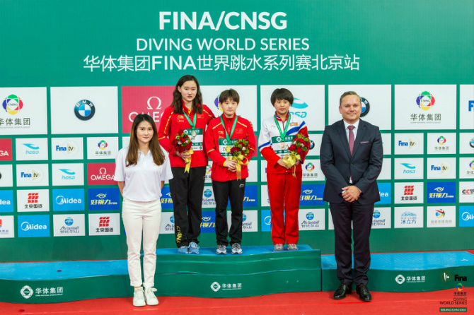 宝马赞助2018年FINA国际泳联北京站