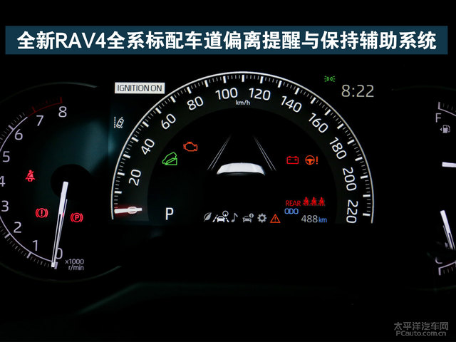 全新rav4全系标配车道偏离提醒与保持辅助系统