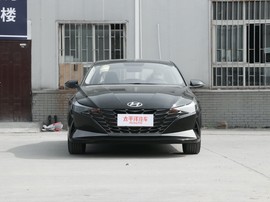 伊兰特 2021款 1.5l cvt glx 精英版幻影黑图片大全()