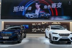 馬伯騫現(xiàn)身2020廣州車展WEY VV7家族展臺