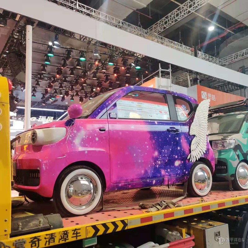 2021上海车展探馆:五菱宏光miniev 艺术车