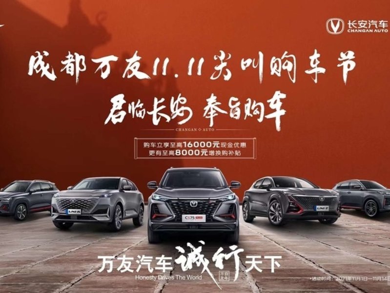 成都萬(wàn)友巴中分公司11.11尖叫購(gòu)車(chē)節(jié)