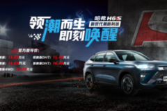 哈弗H6家族首款混動車型哈弗H6S 售13.89萬起